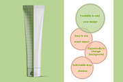 Cosmetic Tube Mockup, a Packaging Mockup by AG Mockups (Thumbnail 3 of 3)