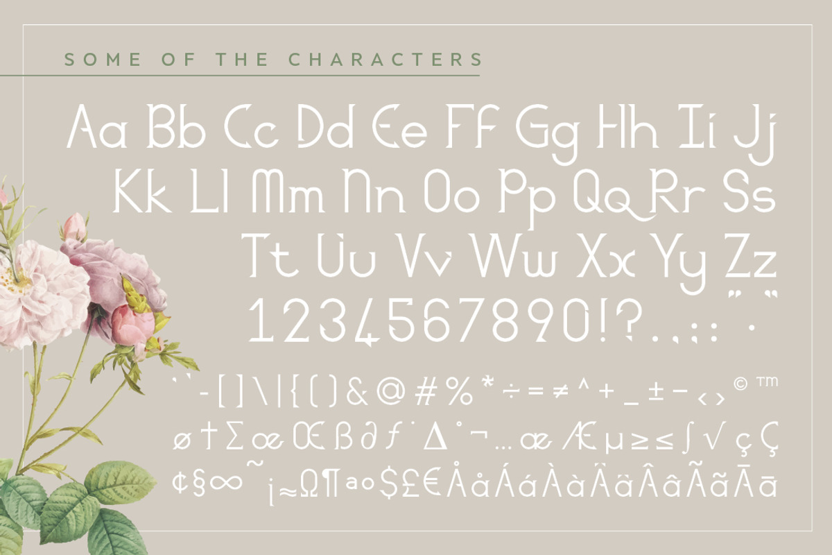 Yonique sharp serif font preview 2