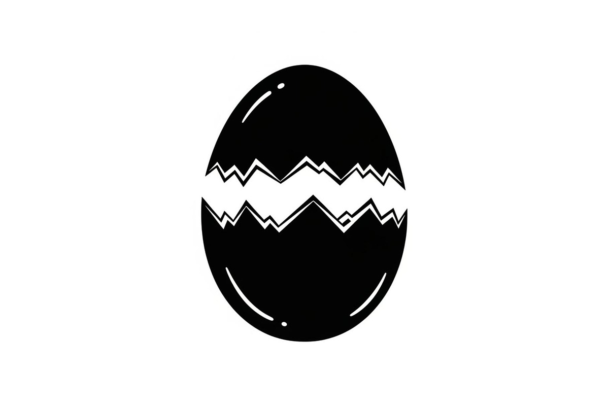 50 Cracked Egg Shell Silhouette, an Illustration by musafir_fashion (Photo 29 of 55)