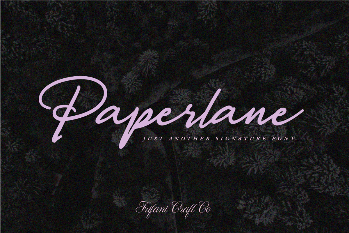 Paperlane - Organic hand-drawn font, a Script Font by Creative Zeune (Photo 1 of 12)