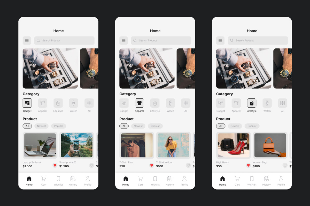 Blekid - Ecommerce Mobile App UI Kit, an UI Kit Template by Kmg Design (Photo 4 of 4)