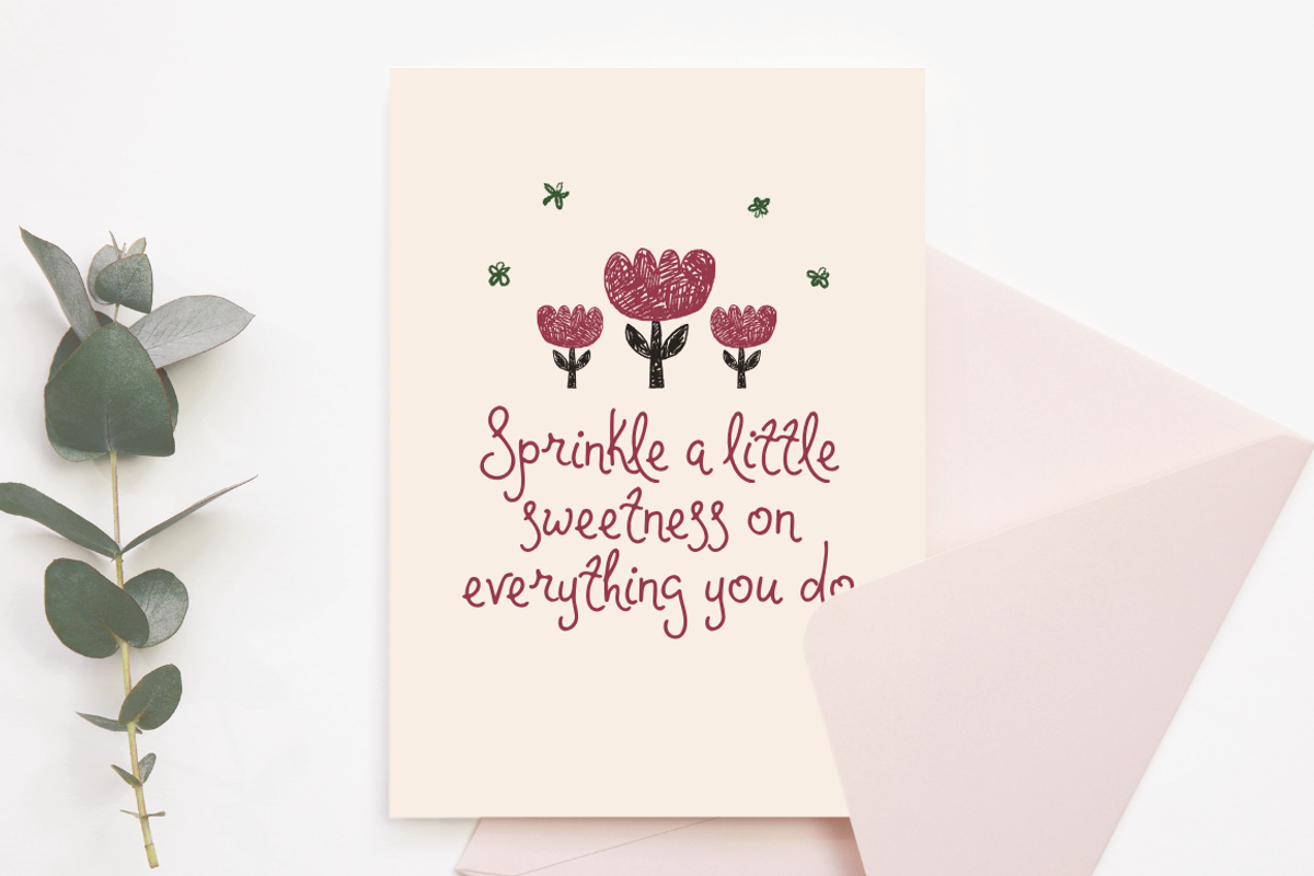 Swirly Delight - Handwritten Font, a Handwritten Font by Sronstudio (Photo 8 of 10)