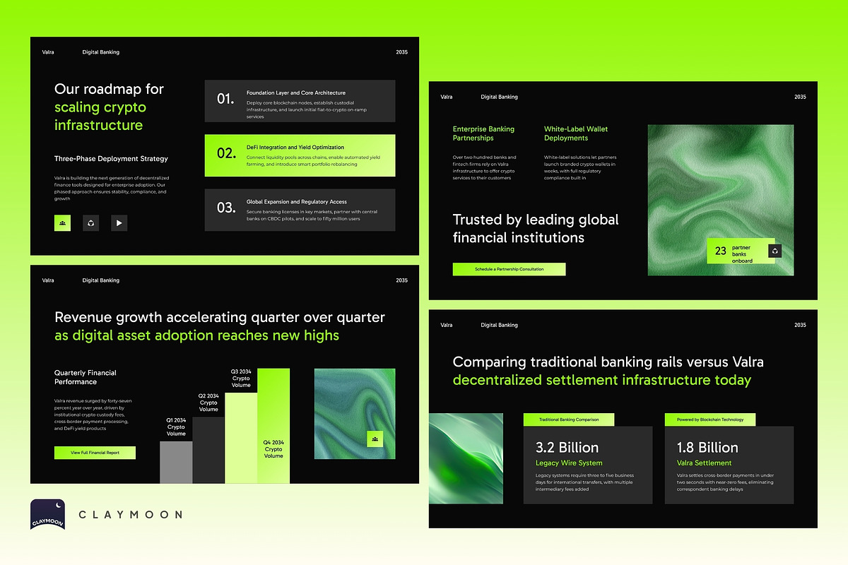 Digital Banking: Intelligent Finance, a Presentation Template by Claymoon Lab (Photo 5 of 6)