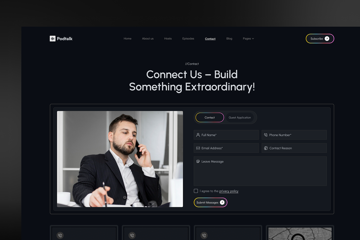 PodTalk - Podcast Website Template, a HTML Template by TNCFlow (Photo 3 of 5)