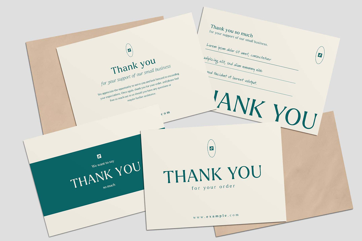 Thank You Card Template, a Card Template by BrandPacks (Photo 2 of 4)