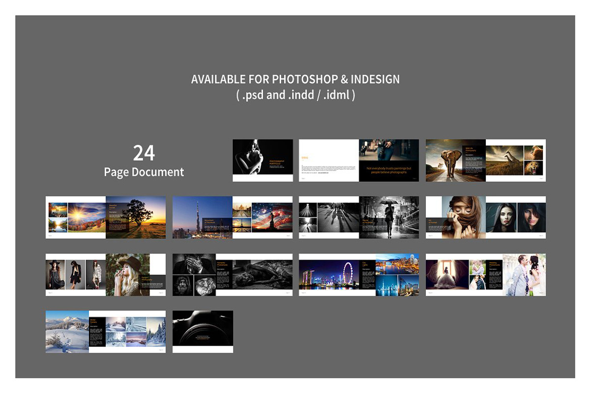 Photography Portfolio BUNDLE, a Brochure Template by adekfotografia (Photo 3 of 27)