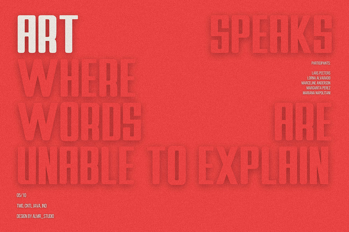 Blinders | Retro Font, a Sans Serif Font by Almeera Std (Photo 5 of 6)