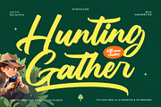 Hunting Gather Bold Handwritten Font, a Script Font by Letterena Studios Script (Thumbnail 1 of 20)