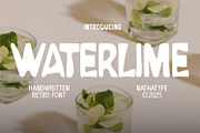 Watterlime, a Script Font by Nathatype (Thumbnail 1 of 11)