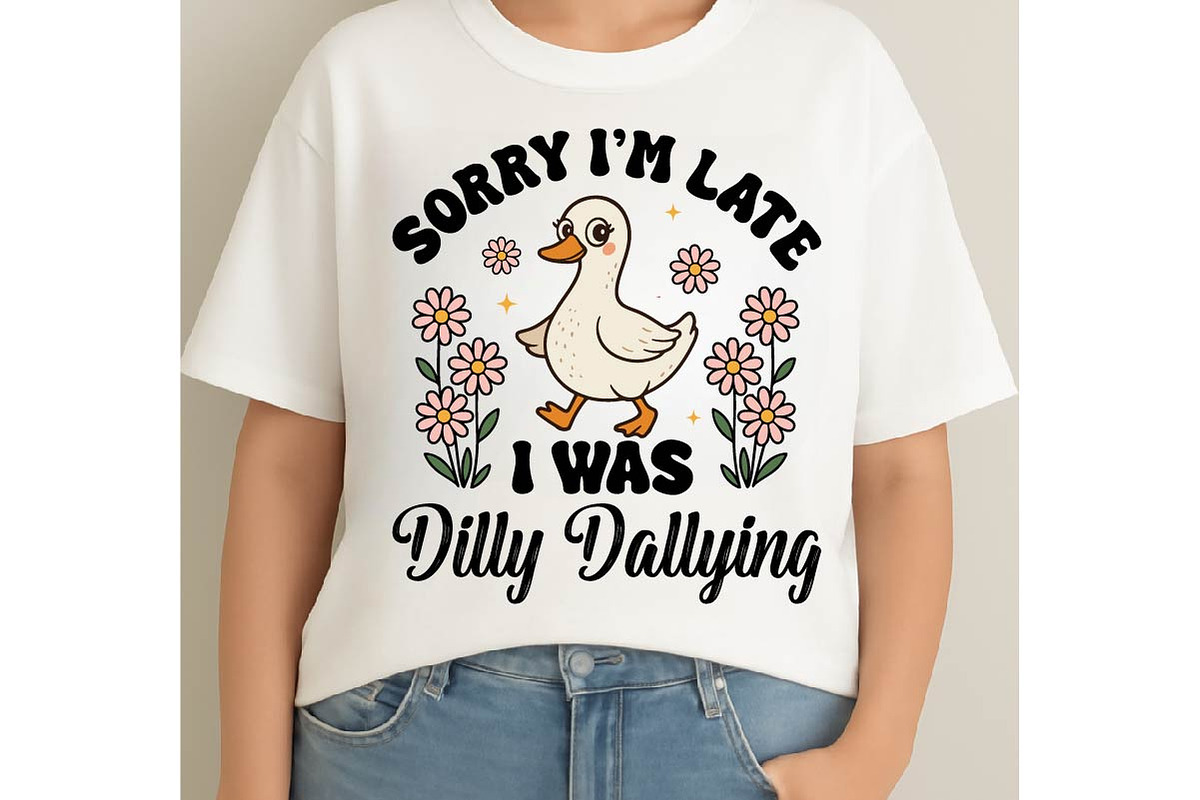Funny Goose Png, Sorry Im Late SVG, an Object Graphic by Digi_Design_World (Photo 3 of 6)