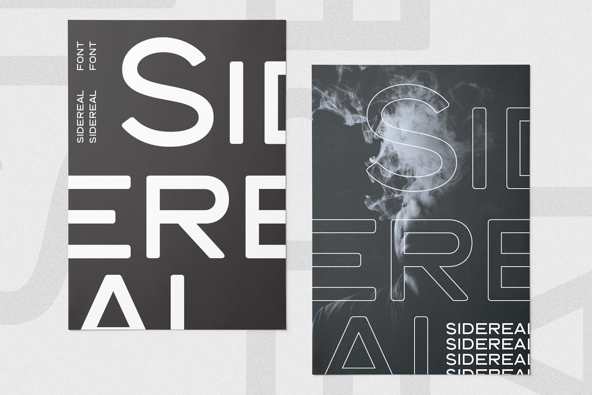 Sidereal Wide Sans Serif Font, a Sans Serif Font by Imoodev (Photo 4 of 5)