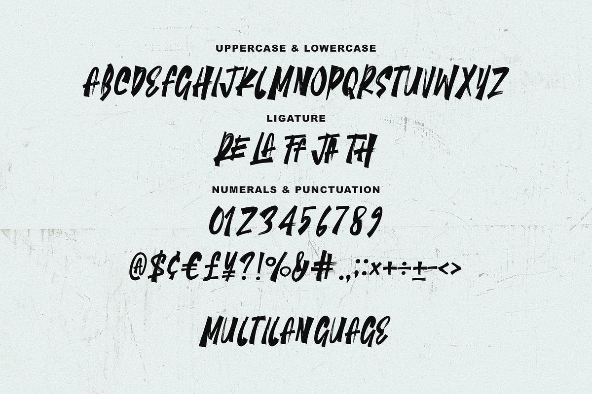 Mujared Brush Font, a Handwritten Font by Maulana Creative (Photo 2 of 7)