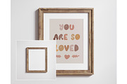 Wooden frame mockup close up, a Household Mockup by Artjafara (Thumbnail 3 of 6)