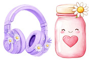 Kawaii Back to School Clipart Bundle, a Seasonal Illustration by CitraGraphics (Thumbnail 4 of 4)