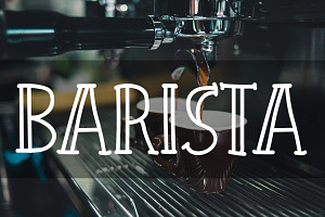 Barista Urban Font