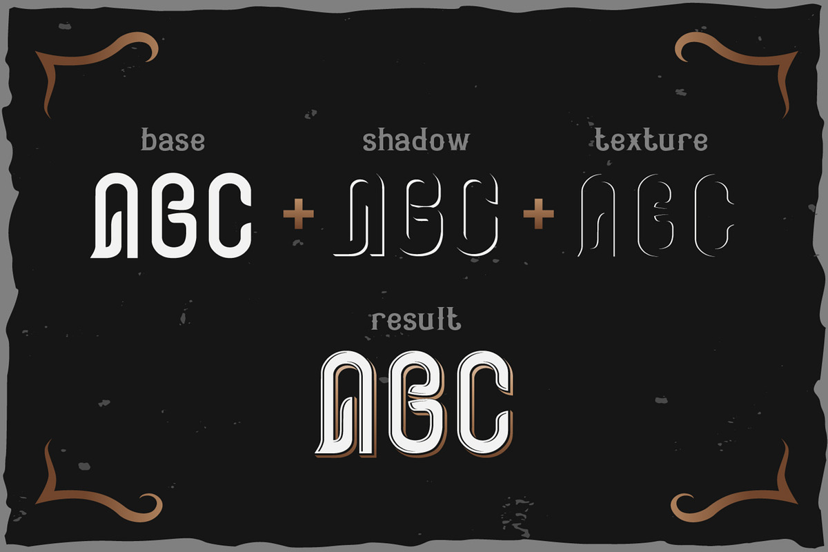 Golden Whisky typeface, a Symbol Font by Fractal fonts & graphics (Photo 2 of 3)