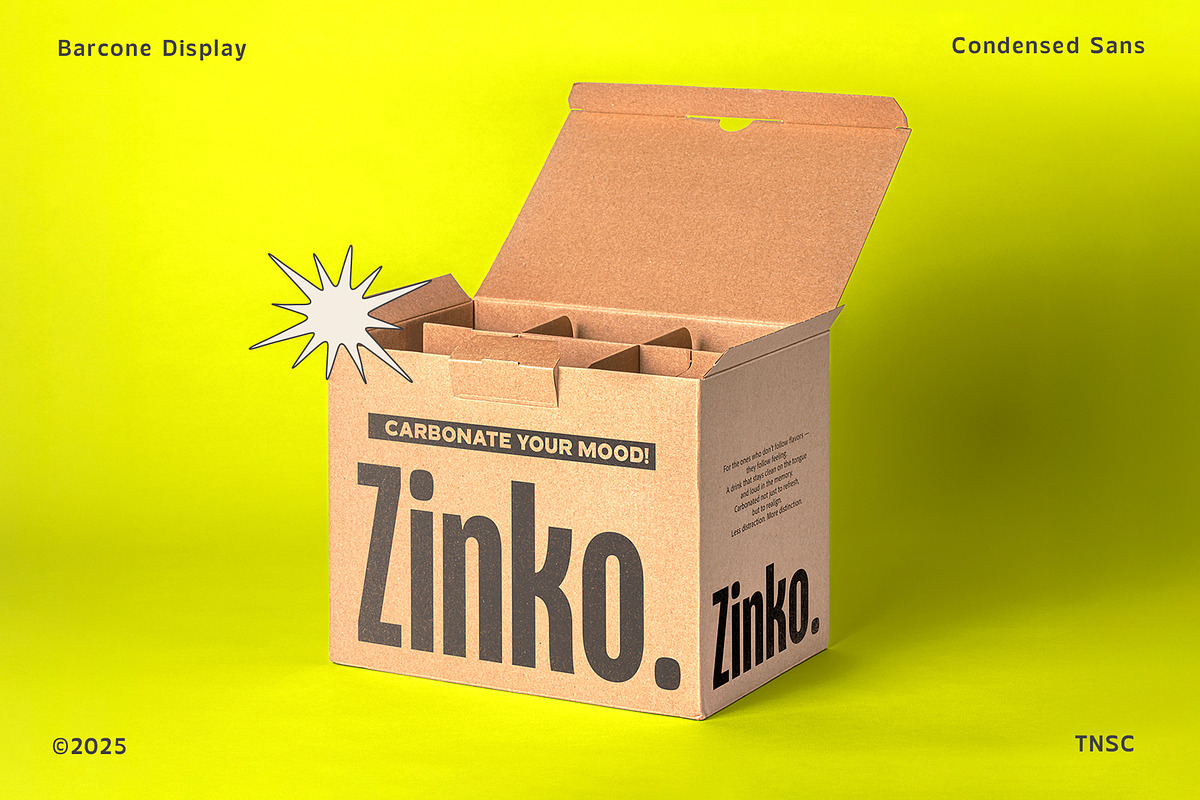 TNSC Barcon - Condensed Sans, a Sans Serif Font by The Native Saint Club (Photo 13 of 16)