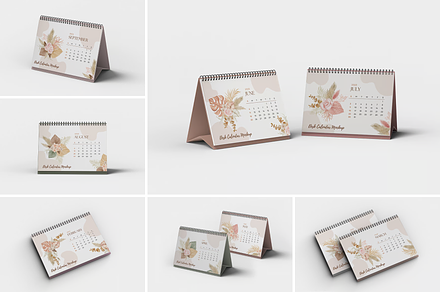 Desk Calendar Mockup