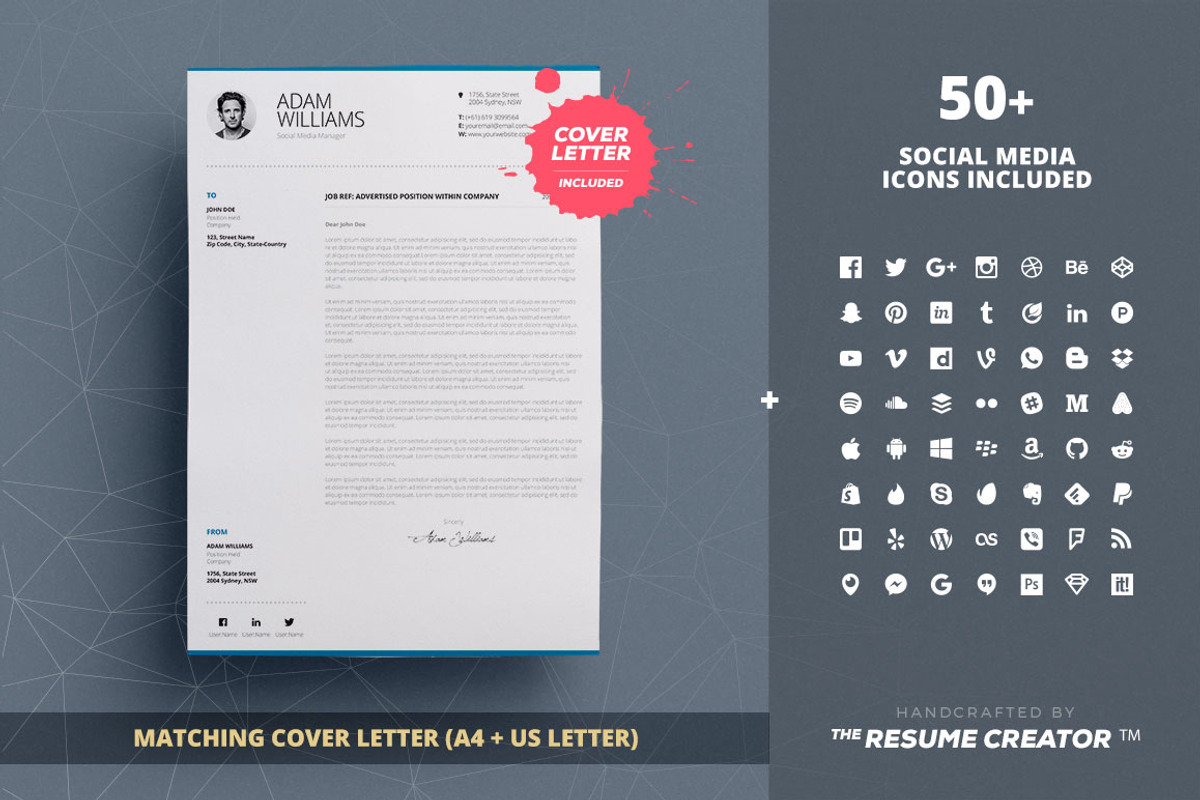 Clean Resume/Cv Template Volume 7, a Resume Template by TheResumeCreator (Photo 5 of 6)