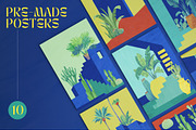 JARDIN MAJORELLE  Floral gouache set, a Decorative Illustration by Anastezia Luneva (Thumbnail 4 of 8)