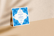 Blue Tiles Wedding Invitation Bundle, an Invitation Template by Wedding Whippet (Thumbnail 6 of 10)