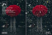 Rain Photoshop Overlays, an Object Graphic by 2SUNS (Thumbnail 5 of 9)