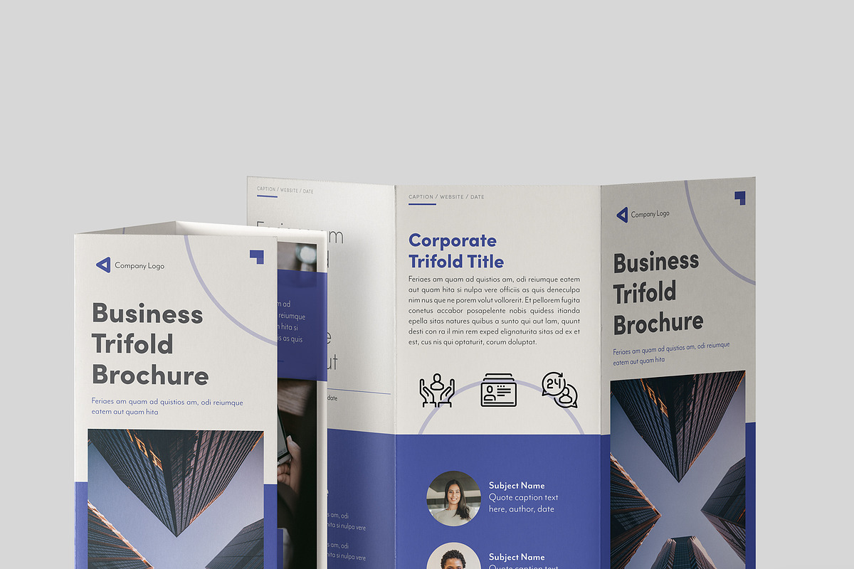 Modern Corporate Trifold Brochure, a Brochure Template by Juan ePrint Shop (Photo 2 of 2)