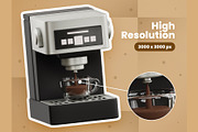 Coffee Shop 3D Icons, an Object 3D Model by Rakata Studio (Thumbnail 3 of 5)