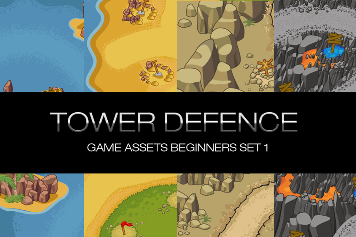 Tower Defence - Game Assets, an Object Graphic by quicky (Photo 1 of 3)