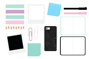 Illustrated Stationery Flat Lay Set, a Graphic by melindacooper (Thumbnail 2 of 2)