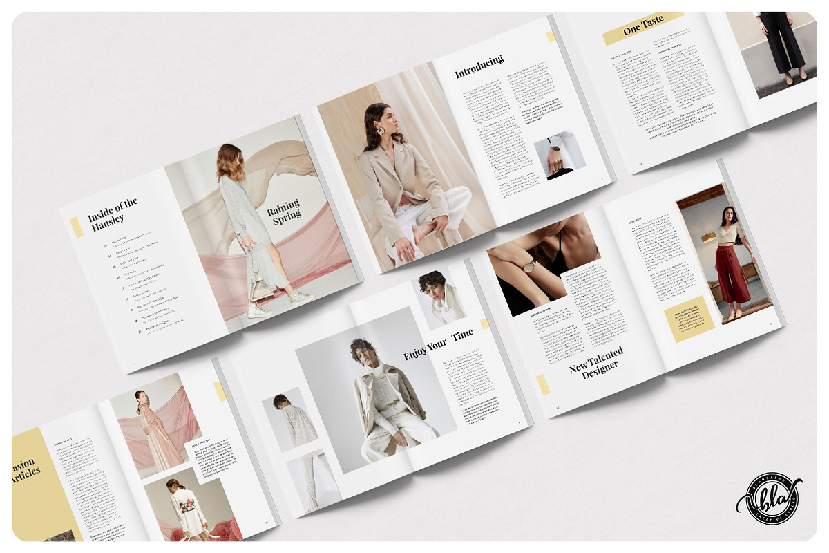Summer Fashion Magazine Indesign