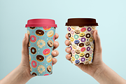 Cute donuts with colorful glazing, a Background Graphic by martynmarin (Thumbnail 11 of 11)
