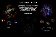 Nebula Star Clusters(Brushes, PNG), a Brush Add-On by xresch (Thumbnail 3 of 9)