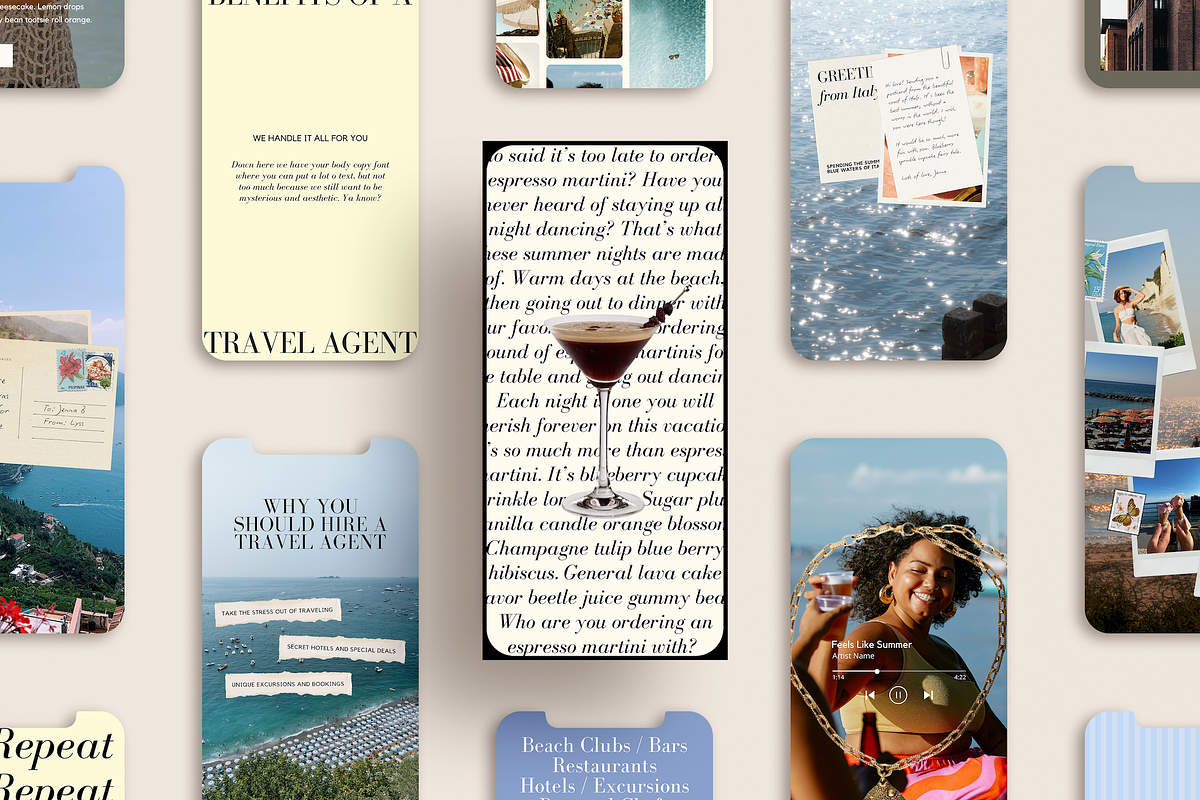Travel Agent Social Media Kit preview 4