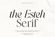 The Esteh Serif