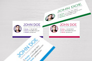 4 Colorful Textured Business Cards, a Business Card Template by Dragoș Neagu (Thumbnail 3 of 4)