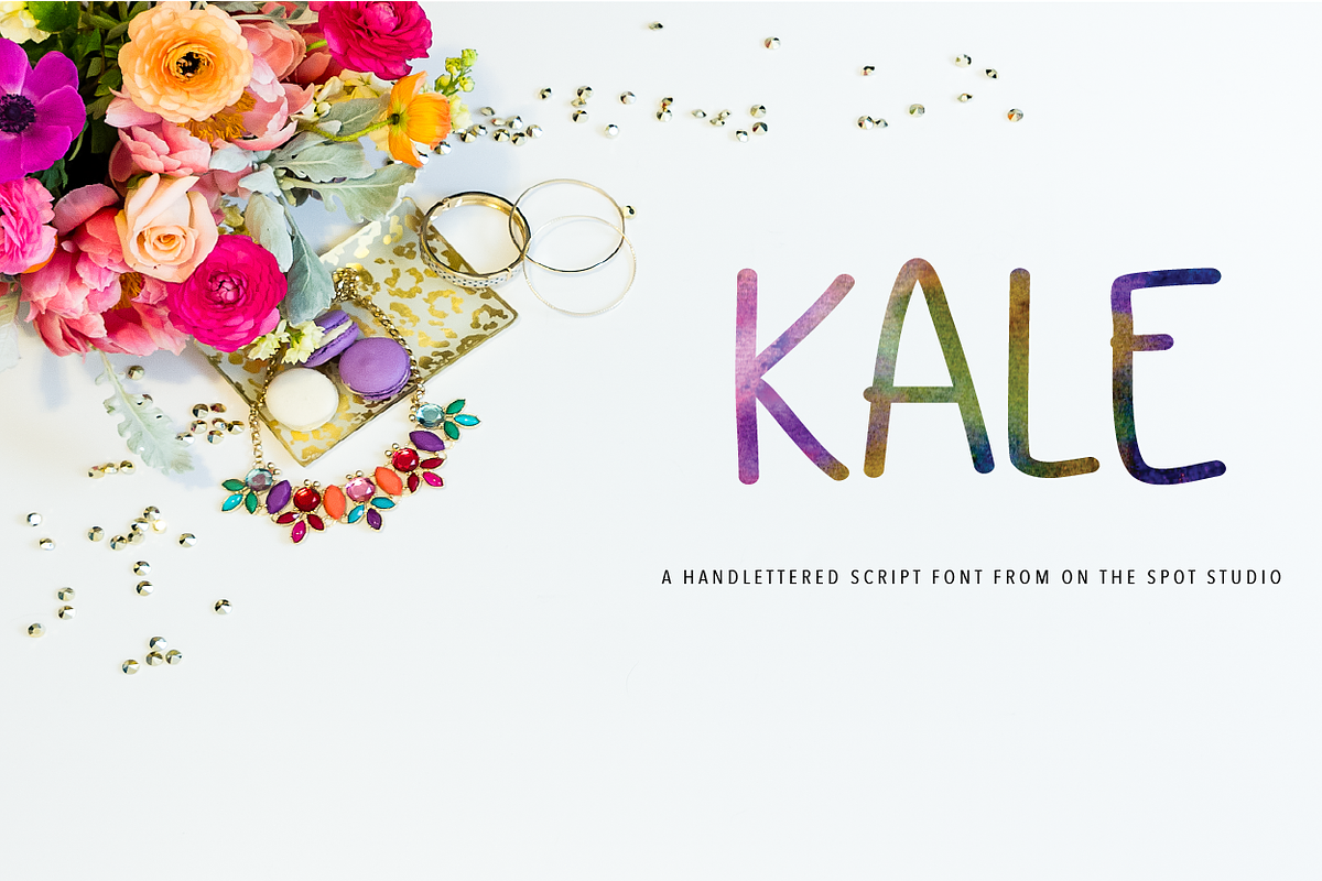 Kale - All Caps Font