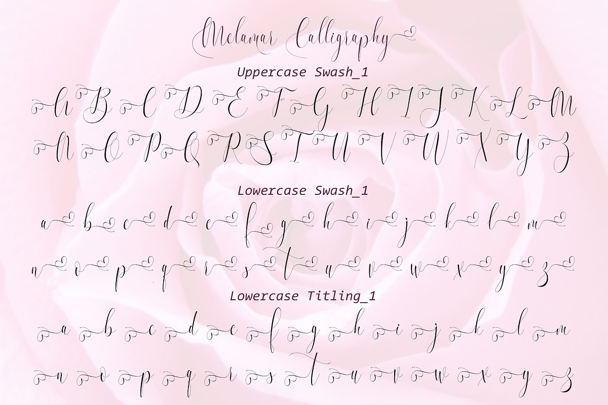 Melamar Calligraphy, a Script Font by Aldedesign (Photo 9 of 11)