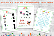 Kawaii Panda Activity Book for Kids, an Education Illustration by LA Design (Thumbnail 6 of 10)