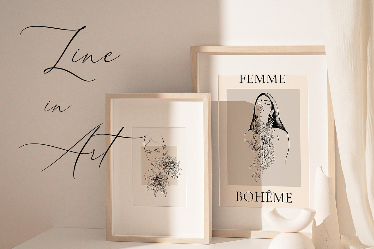 LINE IN ART-female collection, an Illustration by Natalia Tugova (Photo 15 of 15)