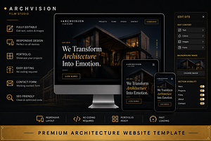 Customizable Website, a HTML Template by DigitalsDesigns