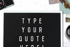 LETTER BOARD MOCKUP SCENE GENERATOR