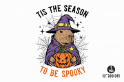 Halloween Capybara Sublimation PNG, an Illustration by Dream Creation (Thumbnail 10 of 17)