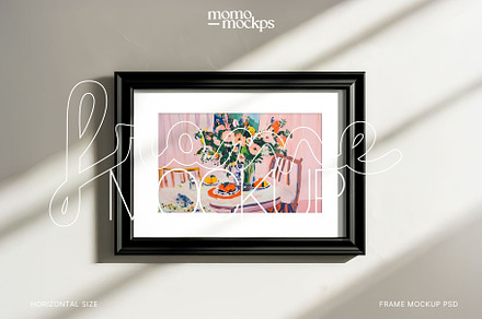 Horizontal Vintage Frame Mockup