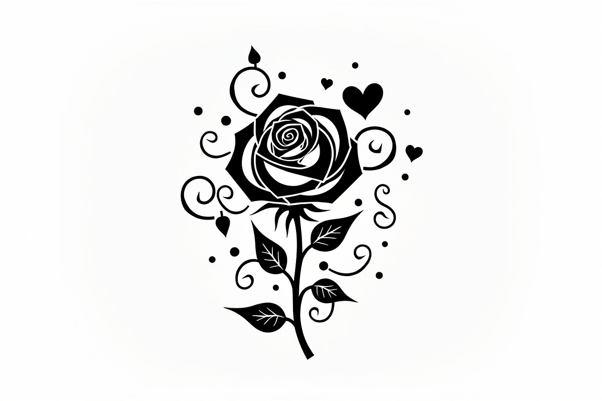 Romantic Rose Vector Pack, an Illustration by Designer_Momina (Photo 7 of 9)