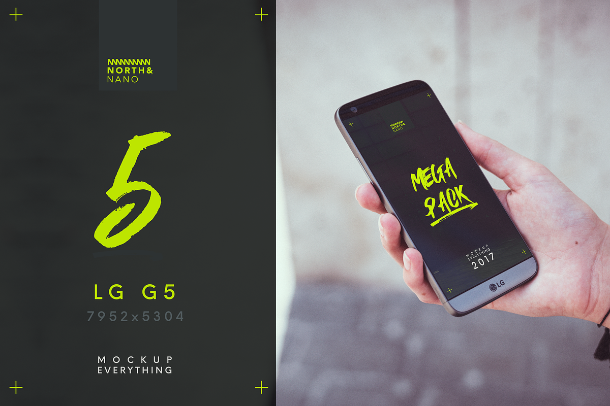 North&Nano MEGA MOCKUP PACK 2017, an iPhone Mockup by North&Nano (Photo 7 of 8)