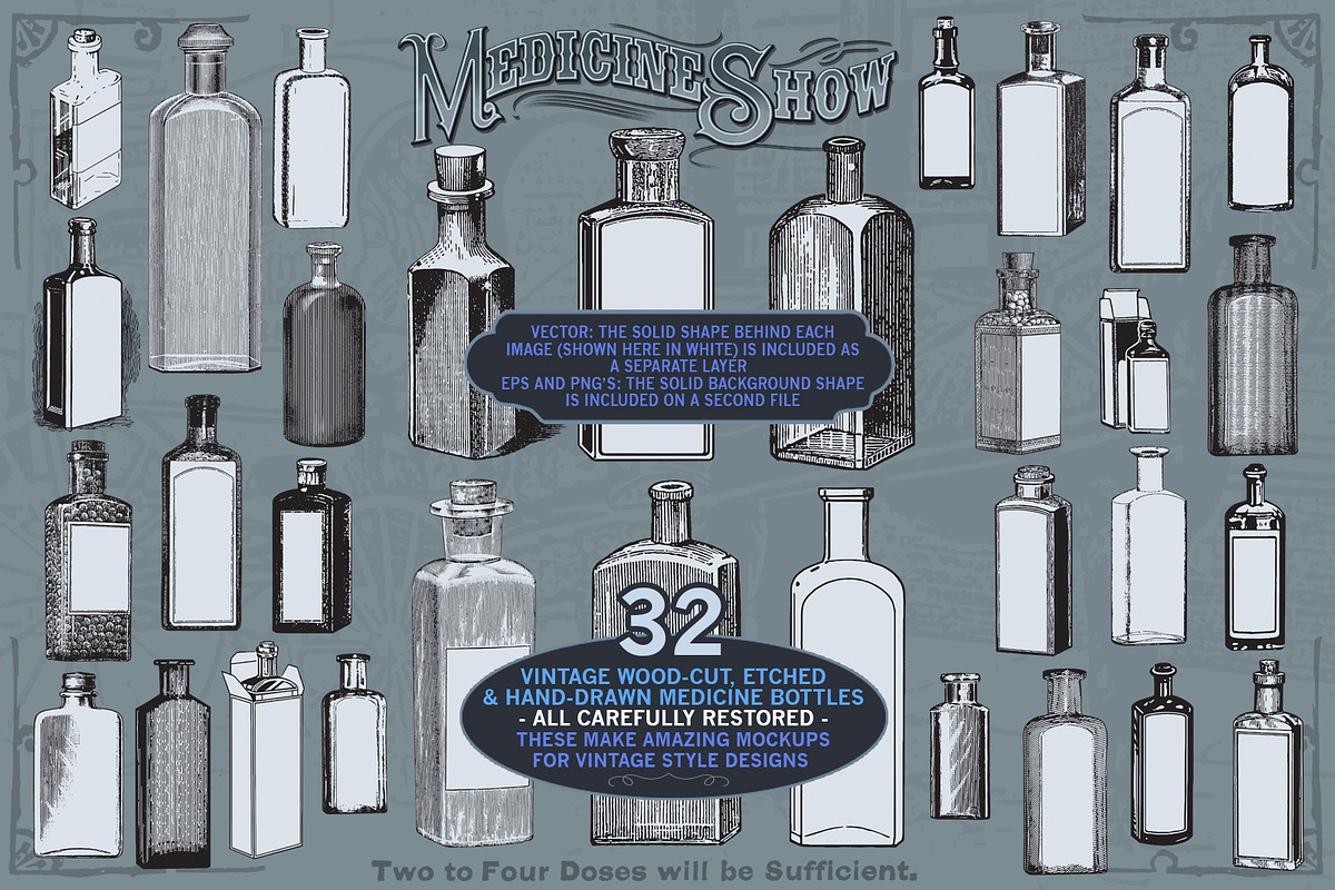 The Original MEDICINE SHOW Kit Vol.1, an Object Graphic by Roulette Studio