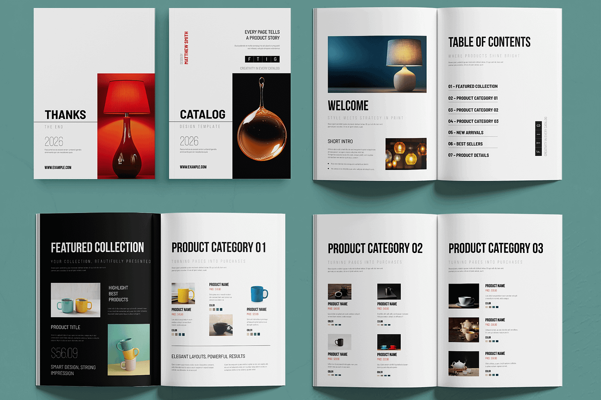 Product Catalog Design Template, a Brochure Template by MightyDesign (Photo 2 of 6)