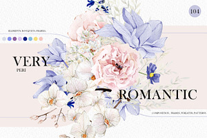 Very Peri boho floral collection