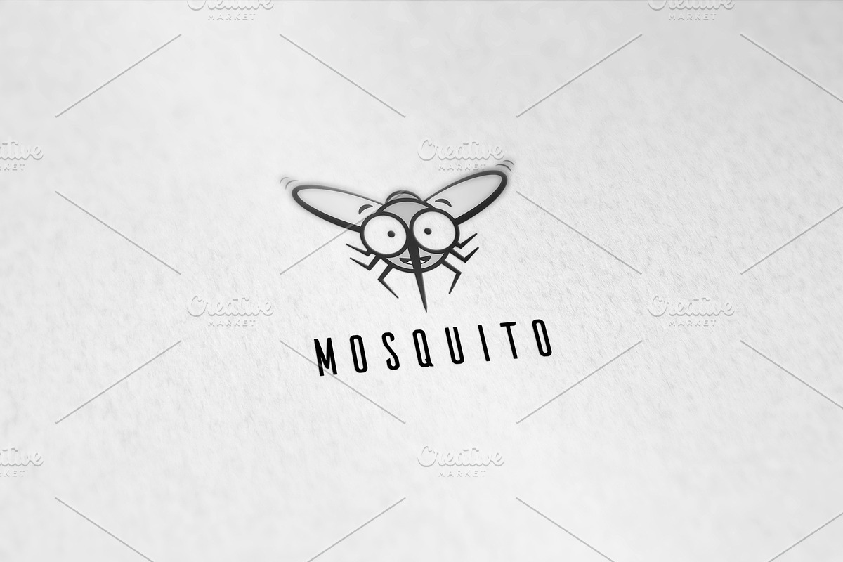 Happy Mosquito logo, a Branding & Logo Template by Piro Concept (Photo 1 of 3)